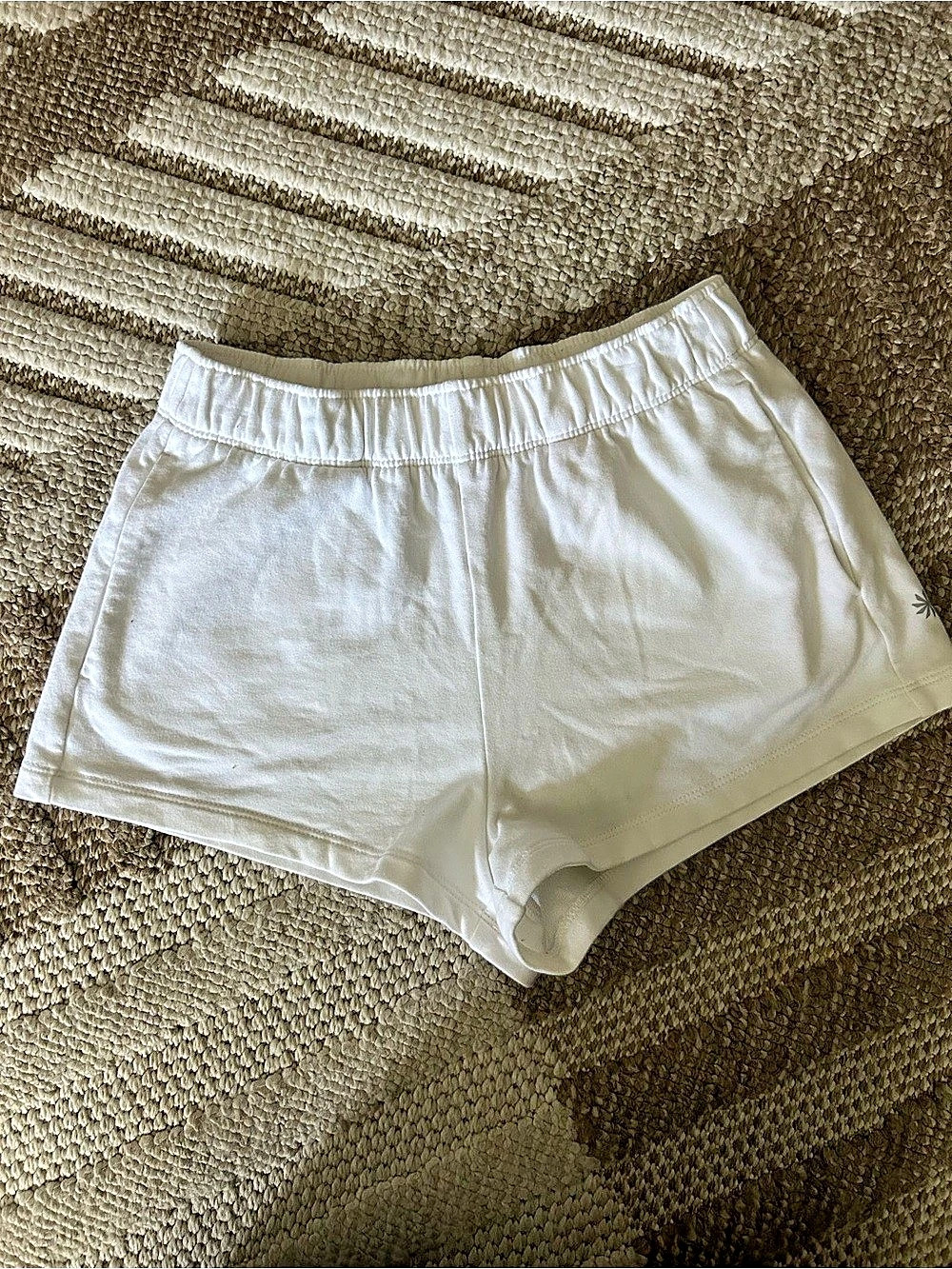 Athleta Girl White Athletic Shorts